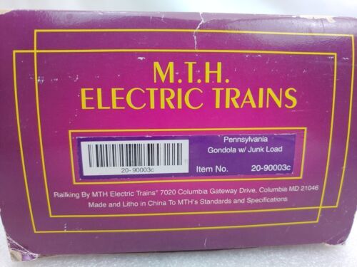 MTH Electric Trains Pennsylvania Gondola With Junk Load 20-90003c Broken... - $21.77