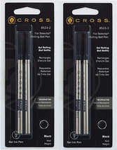 Cross Refills Black Dual Pack Rollerball Pen (2 Pack) - £16.89 GBP