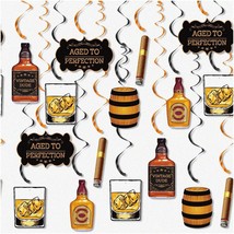 Whiskey Perfection Party Kit: Aged Decorations for Men, Cheers-worthy Hanging Sw - $32.66