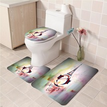 3Pcs/set Assasin&#39;s Creed 6 Bathroom Toilet Mat Set Anti Slip Bath Mat De... - $33.29+