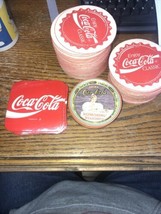 Coca-Cola Cardboard Coasters Lot Of Over 200 Vintage Tin And Cardboard - £18.55 GBP
