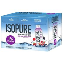 ISOPURE PROTEIN DRINK WATER ELECTROLYTES DRINKS FOR WOMEN BEVERAGES BERR... - $33.99