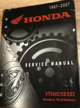 1997 2000 2007 Honda VT600 C CD CD2 Shadow Service Repair Manual 61MZ809 - £72.07 GBP