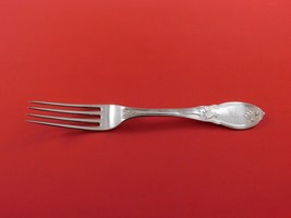 Coin Silver by Various Makers Sterling Silver Fork w/ Leaf 7&quot; Pat. 1850 - £61.44 GBP
