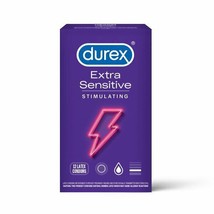 Durex Condom Extra Sensitive Stimulating Condoms, 12 Ct+ - £12.65 GBP