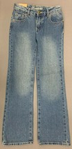 NWT Crazy 8 Bootcut Adjustable Waist Girls Size 10 Slim Denim Jeans Pants - £7.16 GBP