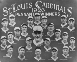 1926 ST. LOUIS CARDINALS 8X10 TEAM PHOTO BASEBALL MLB PICTURE NL CHAMPS - £3.94 GBP