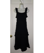NWT LILLY LIGHTWEIGHT POINTELLE NAVY MIDI DRESS SIZE SMALL $475 - $260.57 CAD