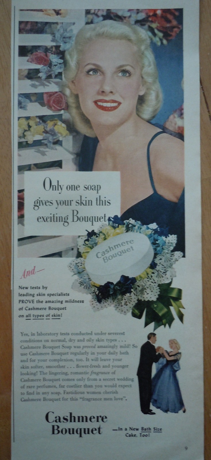 Cashmere Bouquet Soap Print Magazine Advertisement 1950 - $4.99