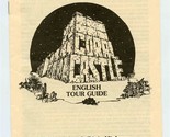 Coral Castle English Tour Guide Booklet South Dixie Highway Homestead Fl... - $17.82