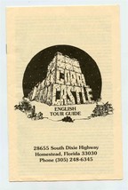 Coral Castle English Tour Guide Booklet South Dixie Highway Homestead Florida  - £14.22 GBP