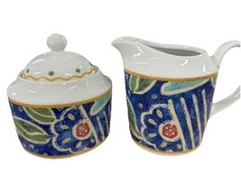 Pfaltzgraff Atmosphere Montage Covered Creamer &amp; Covered Sugar - $21.99