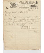 1903 vintage signed letter from D.T. Benson Carriages and Buggies in Ben... - £11.15 GBP