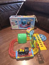 Vintage 1980s New Deluxe Tumbling Loco Train Set Toy Original Box 99% Co... - $20.00