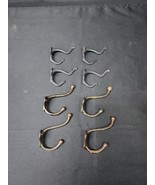 Antique Iron Hat Coat Jacket Hook Hooks Hardware Lot 8 Architectural Sal... - €20,22 EUR