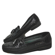 Men&#39;s Shoe Size 10 Medium Black With Tassel Loafer Deer Stags Corona Sid... - £17.30 GBP