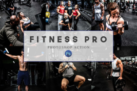 12 Photoshop Actions ACR LUT Fitness Pro - $14.00