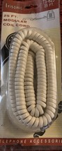 Trisonic 25ft. Modular Coil Cord-Ivory-TS-625 - $145.39 MXN