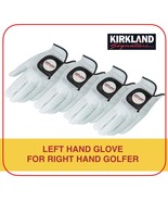 4 Pack, KIRKLAND SIGNATURE, Leather Golf Glove Left Hand for RH Golfer - $672.64 MXN