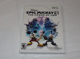 Disney Epic Mickey 2: The Power of Two Nintendo Wii 2012 E-Everyone Action/Adven - £12.20 GBP