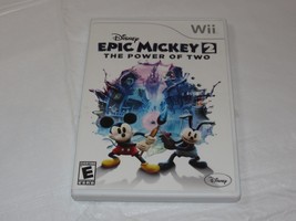 Disney Epic Mickey 2: The Power of Two Nintendo Wii 2012 E-Everyone Action/Adven - $15.43