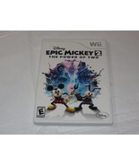 Disney Epic Mickey 2: The Power of Two Nintendo Wii 2012 E-Everyone Acti... - £12.13 GBP
