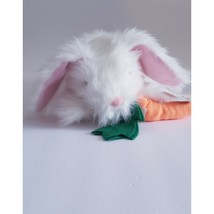 Bunny Cuddle Me hand Puppet 13&quot; Animal 1978 Express - $21.60