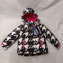 New Cherokee 2 in 1 Girls Baby 18M Thinsulate Insulated Black White Winter Coat - £18.51 GBP