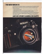1980 Nikon F3 SLR Camera Print Ad Vintage Electronics Photography 8.5&quot; x... - £15.11 GBP