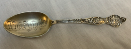 Vintage Sterling Los Angeles Souvenir Demi Spoon Double Sided - £17.32 GBP