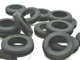 1 1/4” x 7/8” ID w 1/8” Groove  Rubber Wire Grommets  Tubing  Oil Resistant - £9.19 GBP+