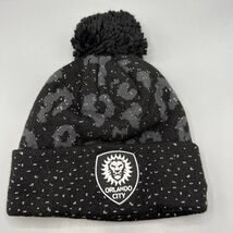 Orlando City Hat Men Black Adidas MLS Cuffed Beanie Pom Pom Cap New Adult - $18.05 CAD