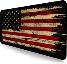 Large Extended Gaming Mouse Pad With Stitched Edges,, American Antique Flag - $39.98