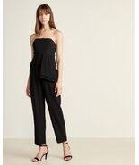 ELIZA J  Off-The-Shoulder Crepe Black Jumpsuit - Size 6 - €61,82 EUR