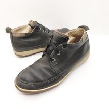 Ecco Chase II Womens Size 38 US 7 Black Leather Ankle Chukka Shoes - $22.49