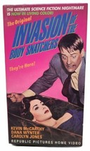 The Original Invasion Of The Body Snatchers In Color Classic Horror Vhs ... - $8.48