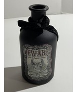 Halloween Decor black bottle beware drink at your own risk - £7.66 GBP