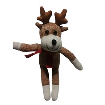 Reindeer Galerie Antlers Sock Monkey 11&quot; Plush  - $14.85