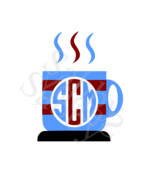 Cup Letter SMC 2-Digital ClipArt-Art Clip-Gift Tag-Cup-Notebook-Gift Card. - $37.17 MXN