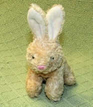 Vintage Mini B EAN Bag Bunny Agc Carlton Cards Plush Rabbit Tan 4&quot; Stuffed Animal - £7.43 GBP