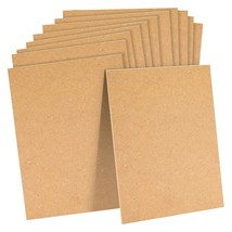 0.25&quot; Thick Mdf Chipboard Sheets For Arts And Crafts, 9 X 12 In, 12 Pack - £42.65 GBP