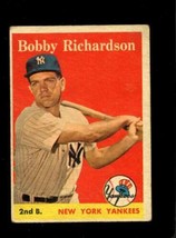 1958 Topps #101 Bobby Richardson Vg Yankees *NY8711 - £10.14 GBP
