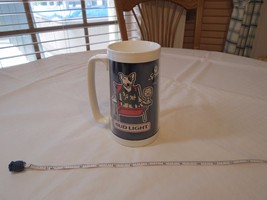 Bud Light Spuds Mackenzie original party animal thermo serv mug cup insu... - £19.33 GBP