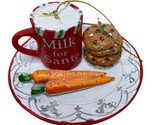 Kurt Adler Milk &amp; Cookies For Santa Carrots for the Reindeer Christmas O... - £12.77 GBP