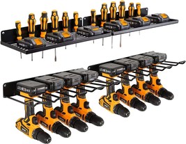 Power Tool Organizer With Charging Station,Drill Holder Wall Mount,Garage - £38.31 GBP