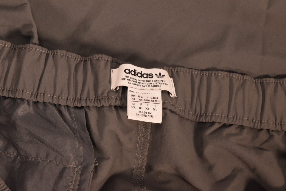 Adidas Mens Track Pants Brand With 3 Stripes Dark Gray XL Item image 7
