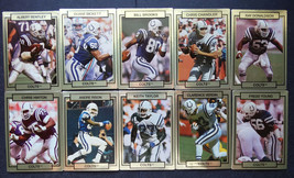 1990 Action Packed Indianapolis Colts Team Set of 10 Football Cards - £1.96 GBP