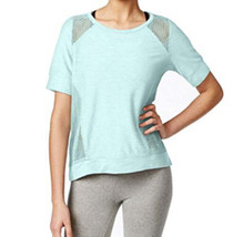 Calvin Klein Womens Short Sleeve Top Size Large Color Jamaica Blue - $48.51
