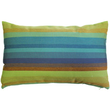 Sunbrella Astoria Lagoon 12x19 Outdoor Pillow, Complete with Pillow Insert - £41.91 GBP