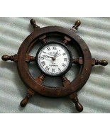 Ship Wheel Clock Nautical Clock Best Wall Decor - €141,91 EUR